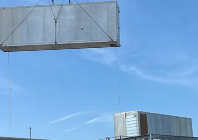 Crate Being Lowered