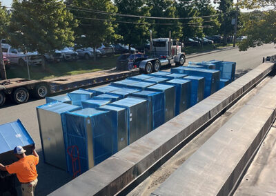 Hvac Units Coming Off Truck