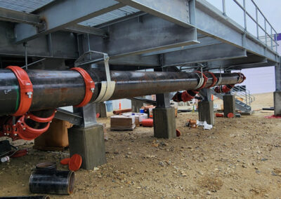 Pipe Under Platform