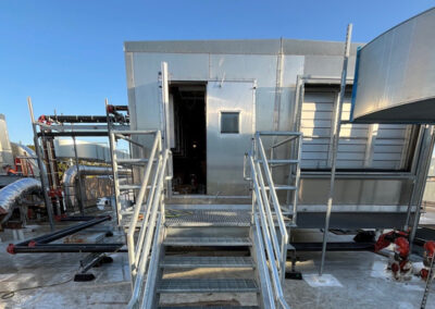 Unit Trailer On Roof With Blue Sky