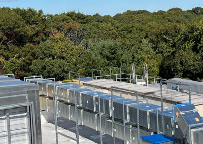 Units On Roof With Trees In The Background